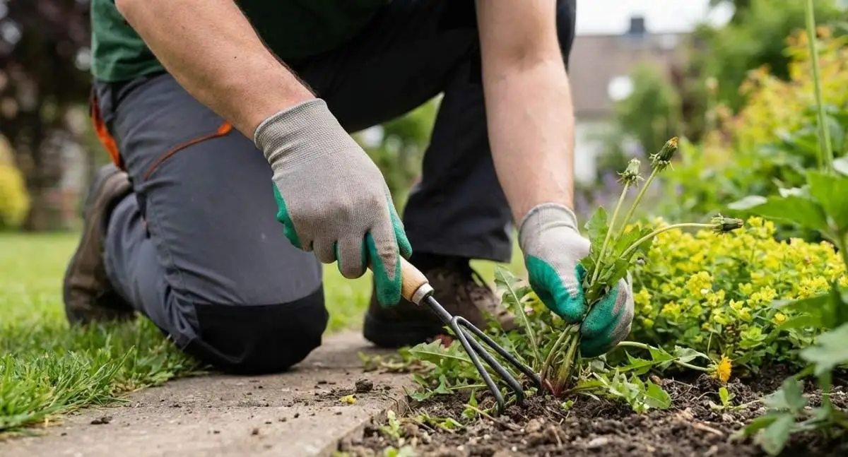 Odchwaszczanie ogrodu