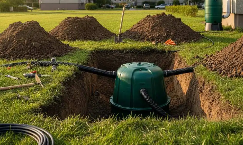 System odzyskiwania wody deszczowej